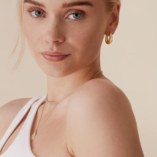 Bold Classic Gold Hoops